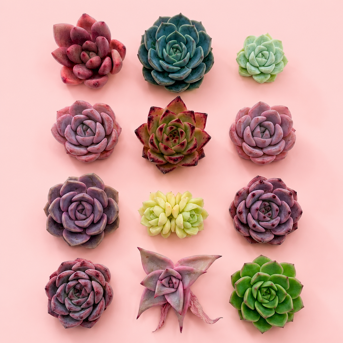 10pcs Mini Succulent Head Cuttings
