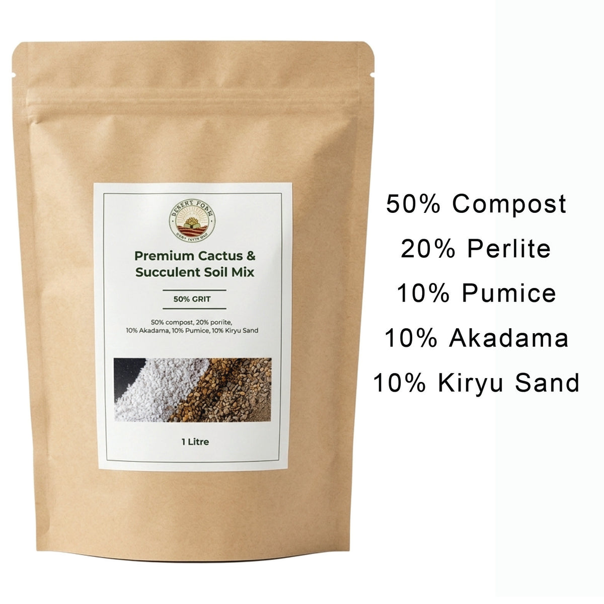 Premium Succulent Seedling Soil Mix - 0